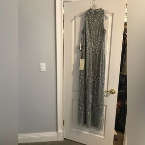 Long formal dress with beads